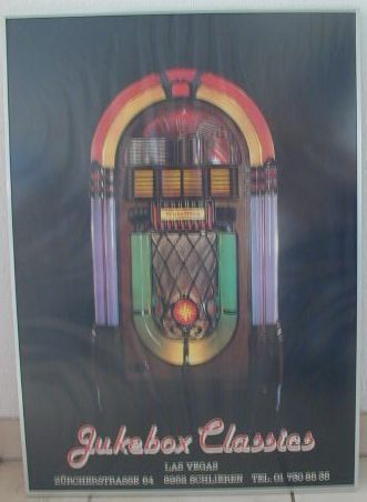 Micasa Cornici: BILDERRAHMEN mit Poster Juke Box Classic – Usato da Zürich venduto da Vinyl