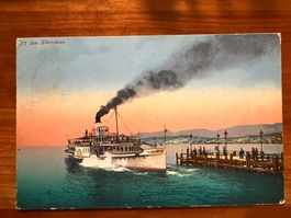 Postkarte Schiff Zürich  Litho 1905  (P503)