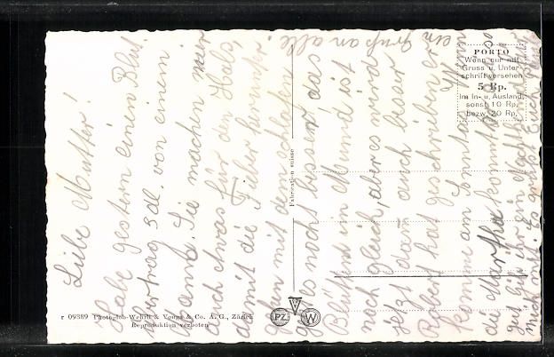 Cartoline postali: Winterthur, Hauptgebäude des Kantonsspi – Usato da Berlin venduto da bartko-reher 1