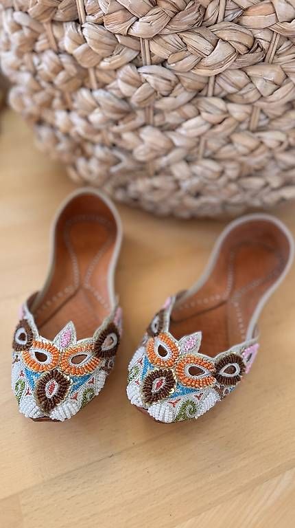 Scarpe da donna: Orientalische Damen Slipper aus echtem Leder – Nuovo (secondo la descrizione) da Lachen SZ venduto da honeybee67 3