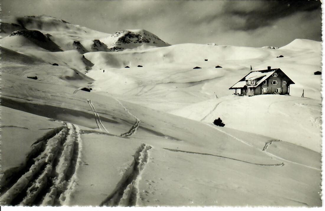 Cartoline postali: Skihaus Heuberge - Fideris Jenaz – Usato da Hochdorf venduto da Ziegel-16