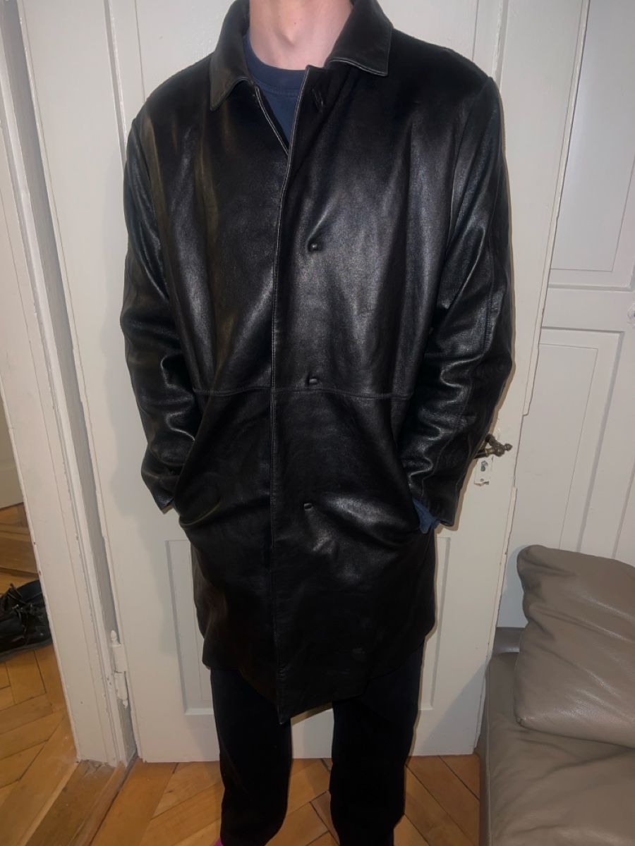 Giacche: Vintage Offset Leather Jacket – Usato da Zürich venduto da yde_qbw9 1