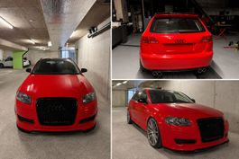 Audi A3 rouge 1.6 FSI 5 portes