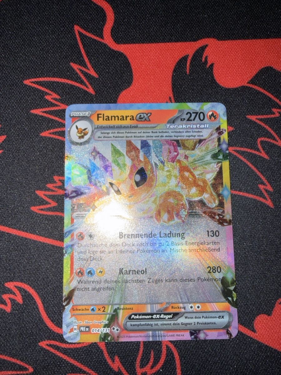 Pokémon Carte collezionabili: Flamara ex DE – Nuovo (secondo la descrizione) da Basel venduto da ari_s727