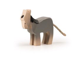 Holztier, Esel, 7,0cm, Trauffer, neu