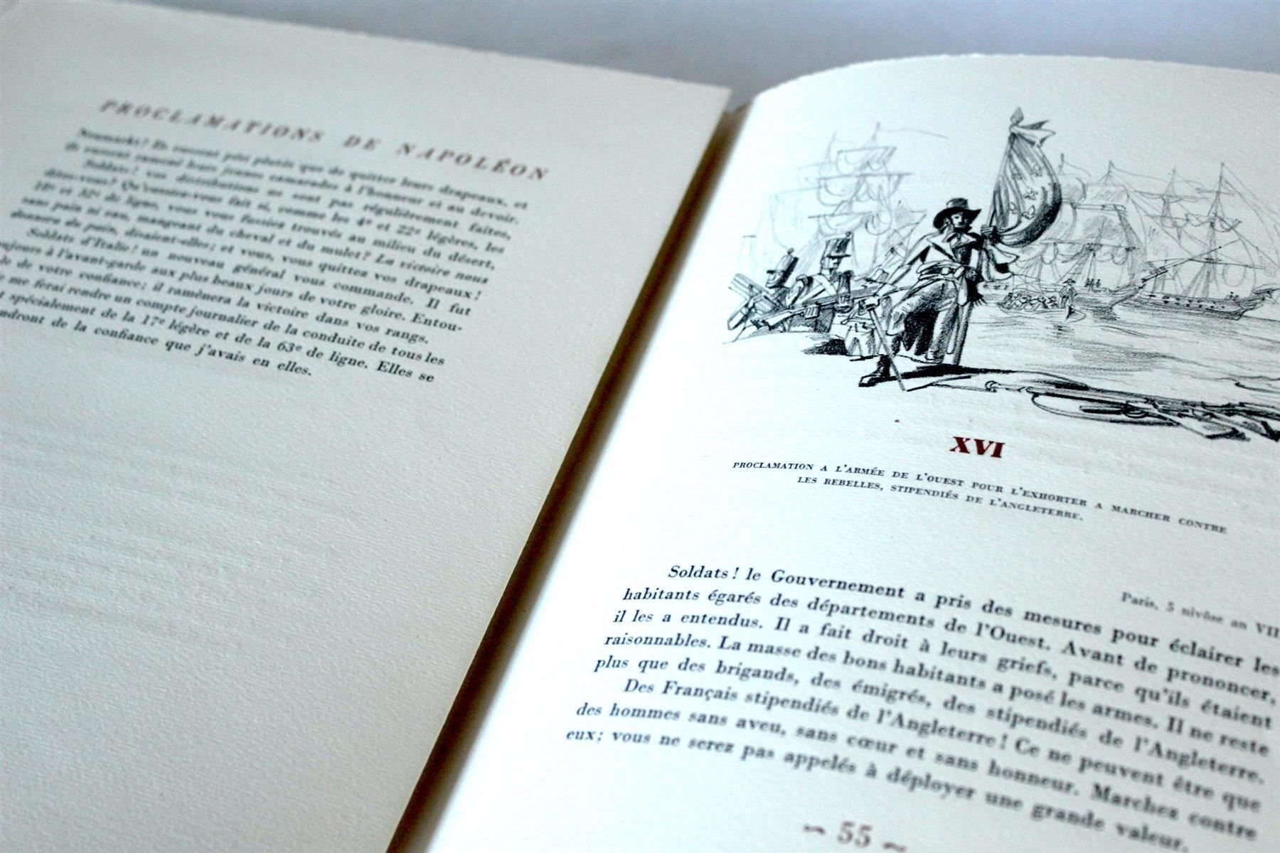 Grafica & Litografie: PROCLAMATIONS DE NAPOLEON limitiert 1946 – Usato da Bern venduto da Rare-Books 4