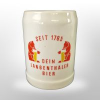 Bierkrug, Langenthaler Bier, 0,5 dl