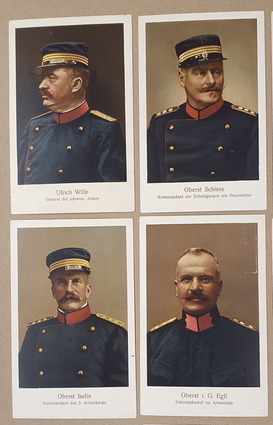 Cartoline postali: Schweizer Armee - Porträts, 13 Stück – Usato da Kreuzlingen venduto da Rschweiz1 1