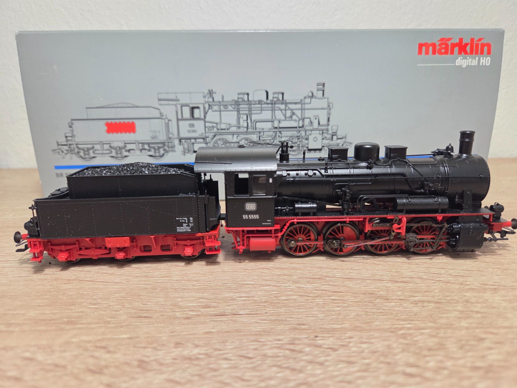 Märklin Modelleisenbahnen: Märklin 37550 Dampflok BR 55 DB Digital H0 – Gebraucht aus St-Aubin-Sauges von Lo_Go 1