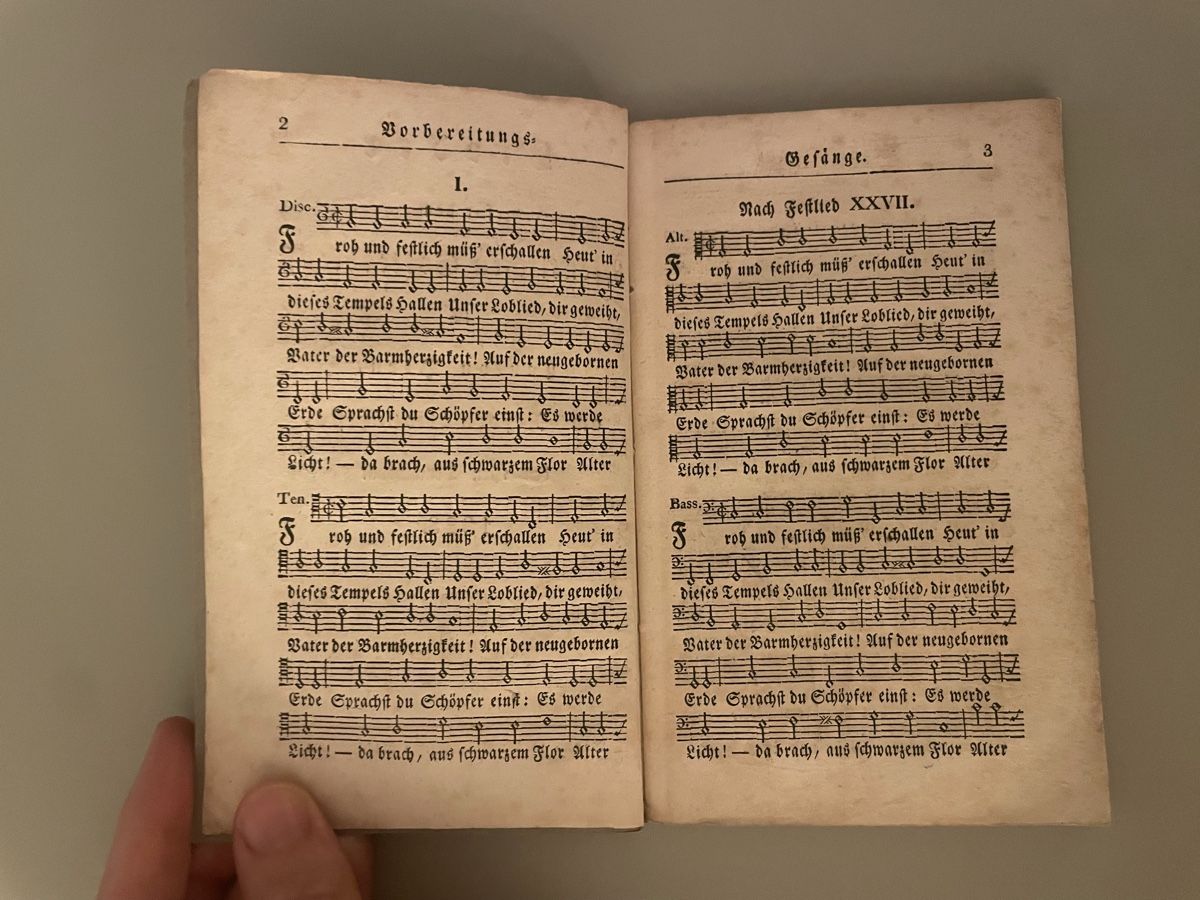 Bücher: Kirchenliederbuch Bern 1828 – Gebraucht aus Fribourg von Mymikrakra01 2