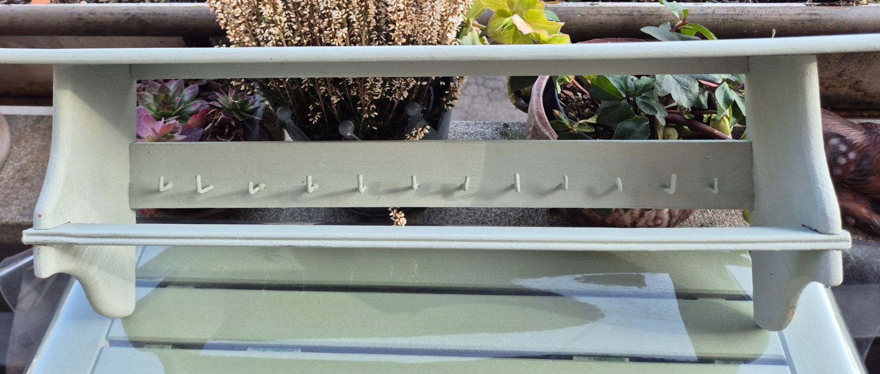 Scaffali: Wandregal mit Haken, Shabby Chic Stil – Nuovo (secondo la descrizione) da Bern venduto da aronari 3