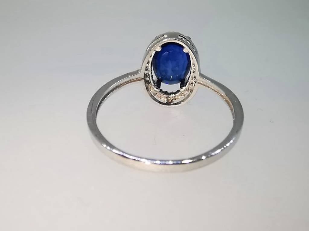 Ringe: 18 kt. White gold Ring 1.43 ct Sapphire Diamonds – Neu (gemäss Beschreibung) aus Plan Les Ouates von the_q5py 4