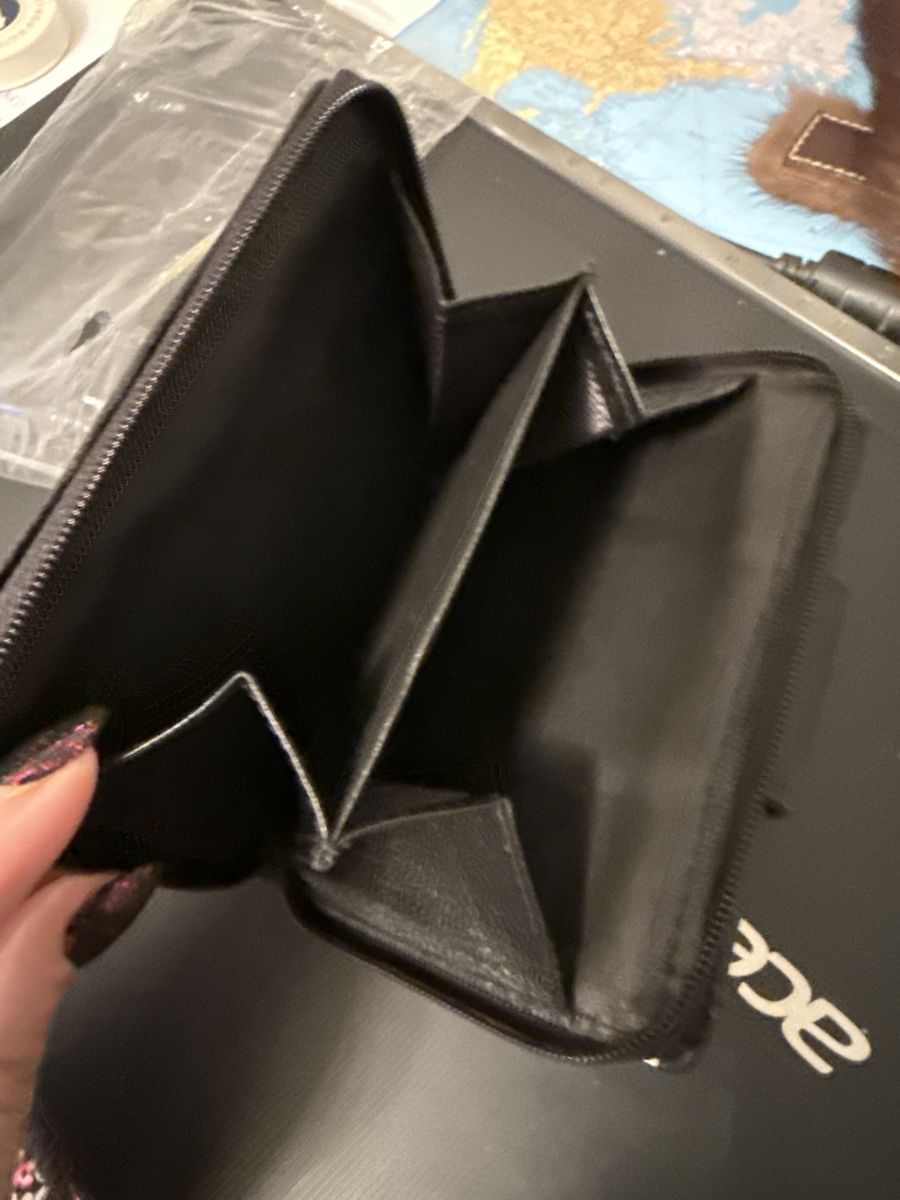 Portamonete: NEU**PORTEMONNAIE ECHTLEDER SCHWARZ**TOP GESCHENK*** – Nuovo e nell'imballaggio originale da Zürich venduto da Ceca52 4
