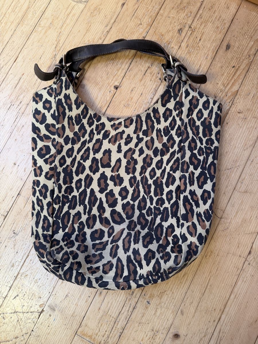 Borse da donna: Ledertasche im Leo-Look – Usato da Donat venduto da troja007 1