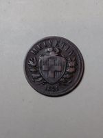 Suisse-2 centimes CHF-1851 A_RARE