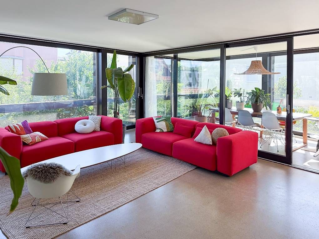Divani: VITRA Modular Soft Sofa Rot – Usato da Basel venduto da used. 1