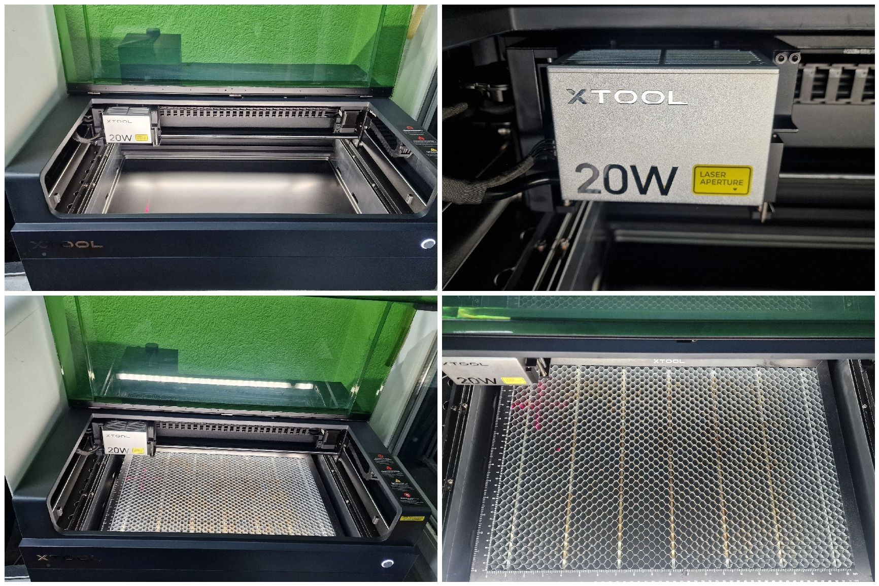 XTool Tutte le macchine: xTool S1 20W Laser Komplettset + AP2/RA2/Honeycomb/RiserBase – Usato da Neuenegg venduto da Sonnie.Nick 2