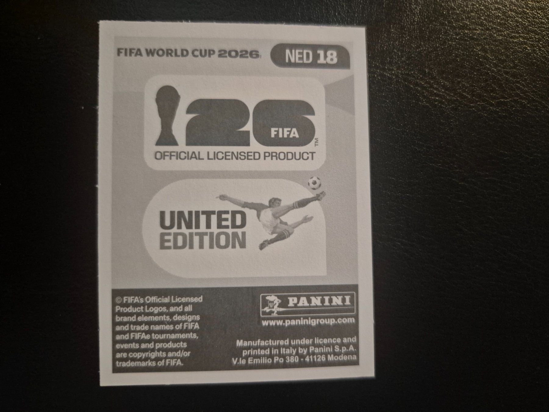 Panini Carte collezionabili: Panini WM 26 NED 18 – Nuovo (secondo la descrizione) da Rorschacherberg venduto da AJ3108 1