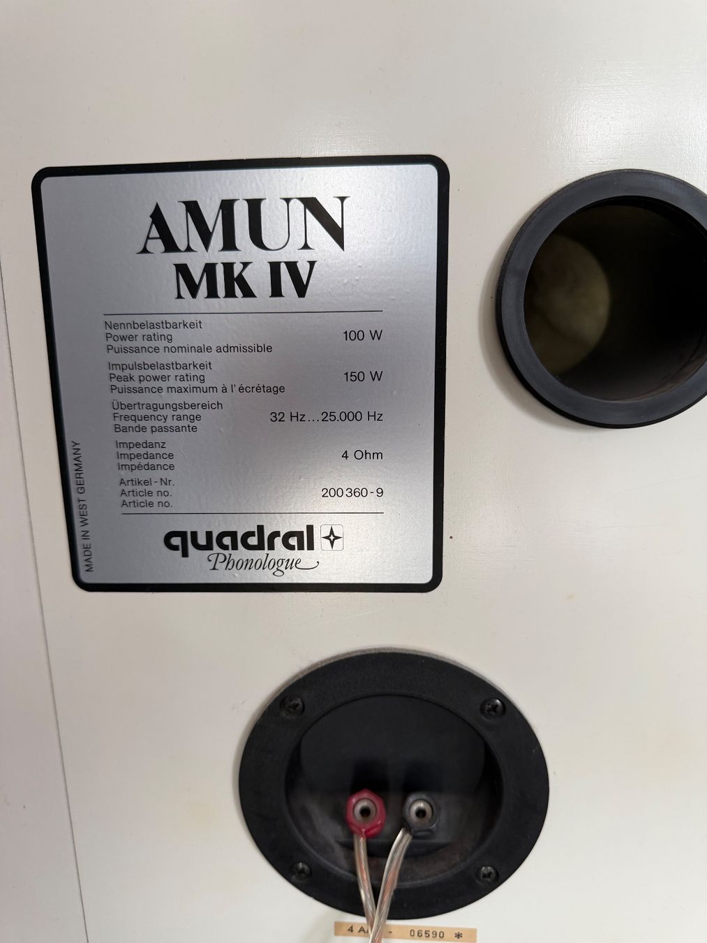 Quadral Casse acustiche: Quadral Amun Phonologue Lautsprecher – Usato da Bassersdorf venduto da Gaby1968 2