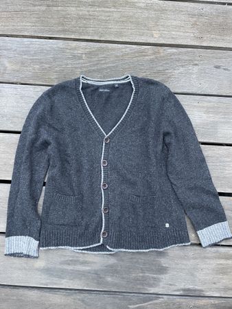 Marc O'Polo Strickjacke Gr. 140 anthrazit Jungen