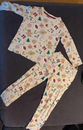 Weihnachts Pyjama Kinder Gr. 110/116