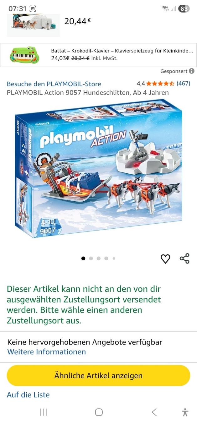 Playmobil Giocattoli: Playmobil Schlittenhunde mit Eskimos – Usato da Koppigen venduto da Gustaff14 3