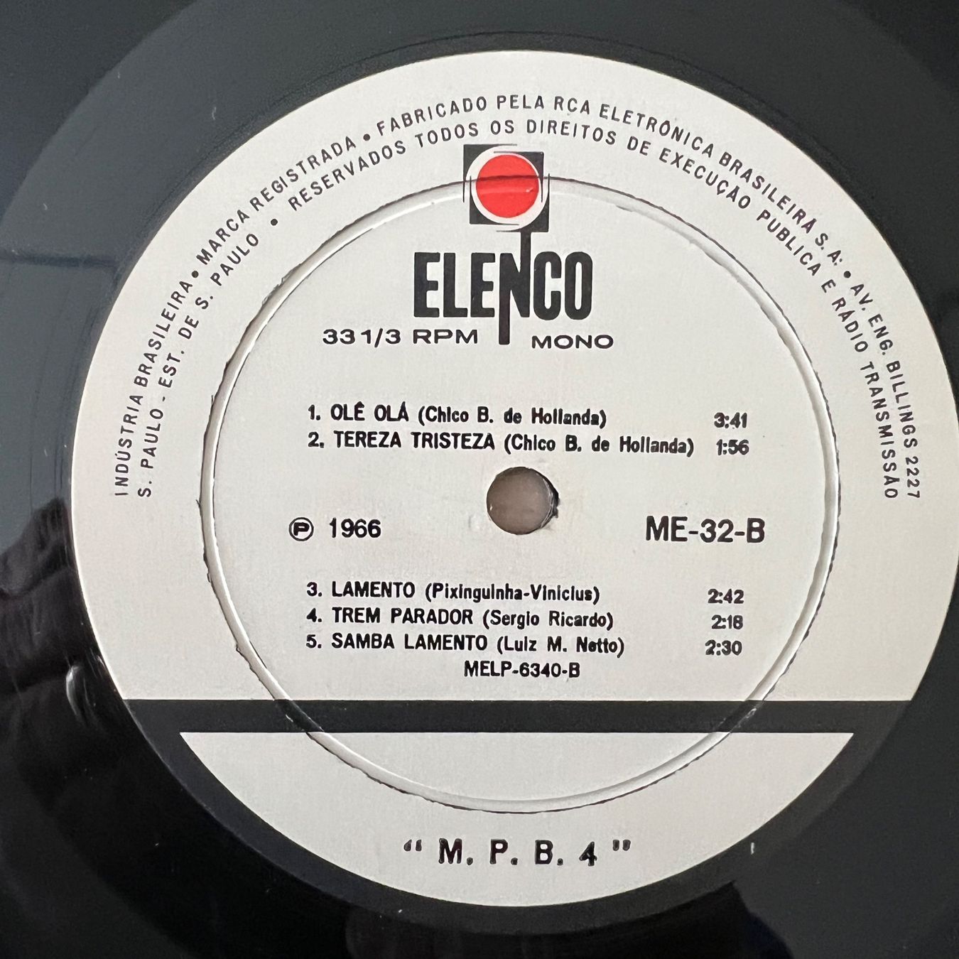 Dischi in vinile: MPB4 - Same / 1. Brasil-Press. 1966 - Very nice Copy – Usato da Gais venduto da soundcave57 3