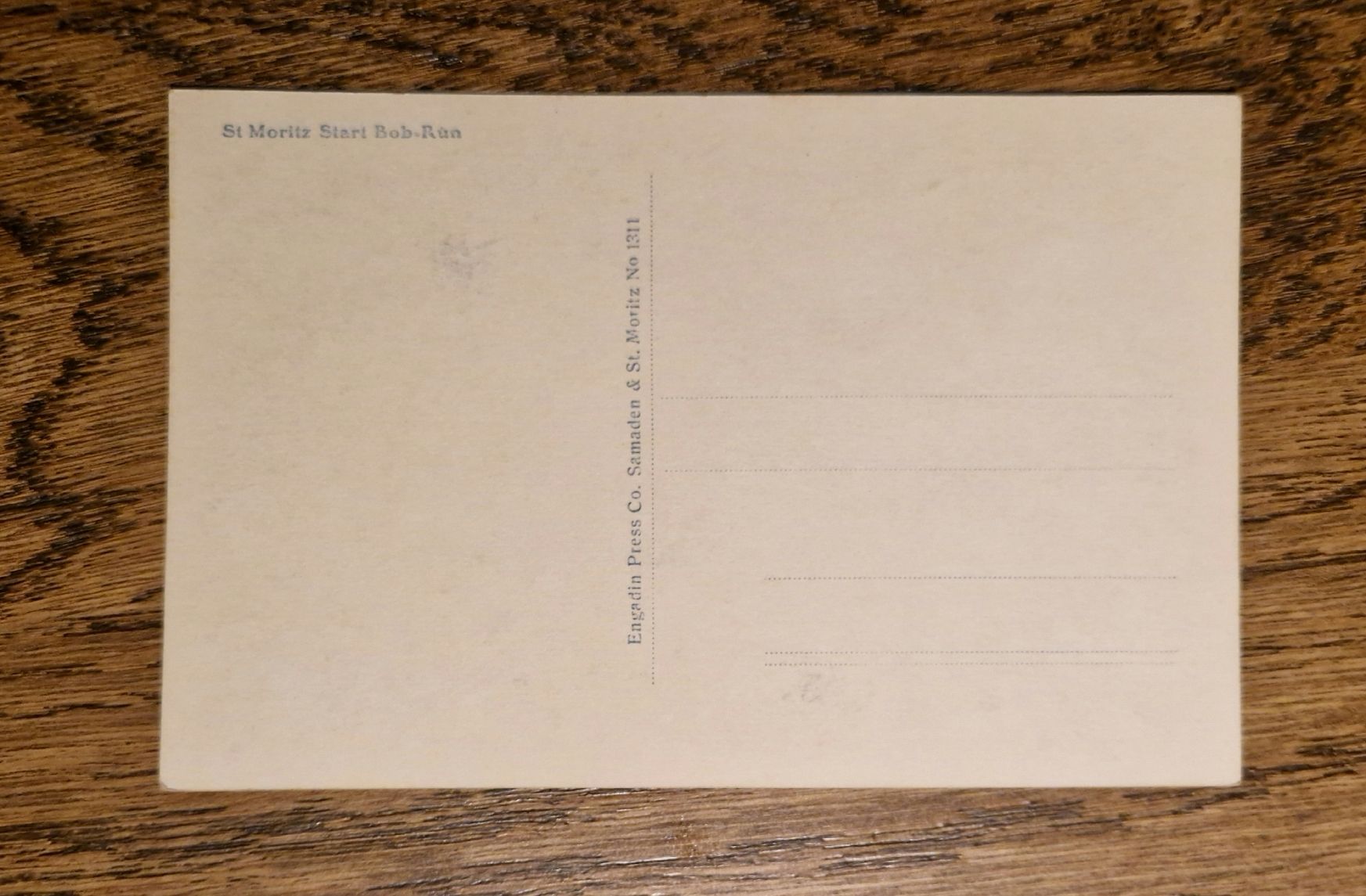 Cartoline postali: Start Bob-Run, St. Moritz – Usato da Ebikon venduto da Donar50 1