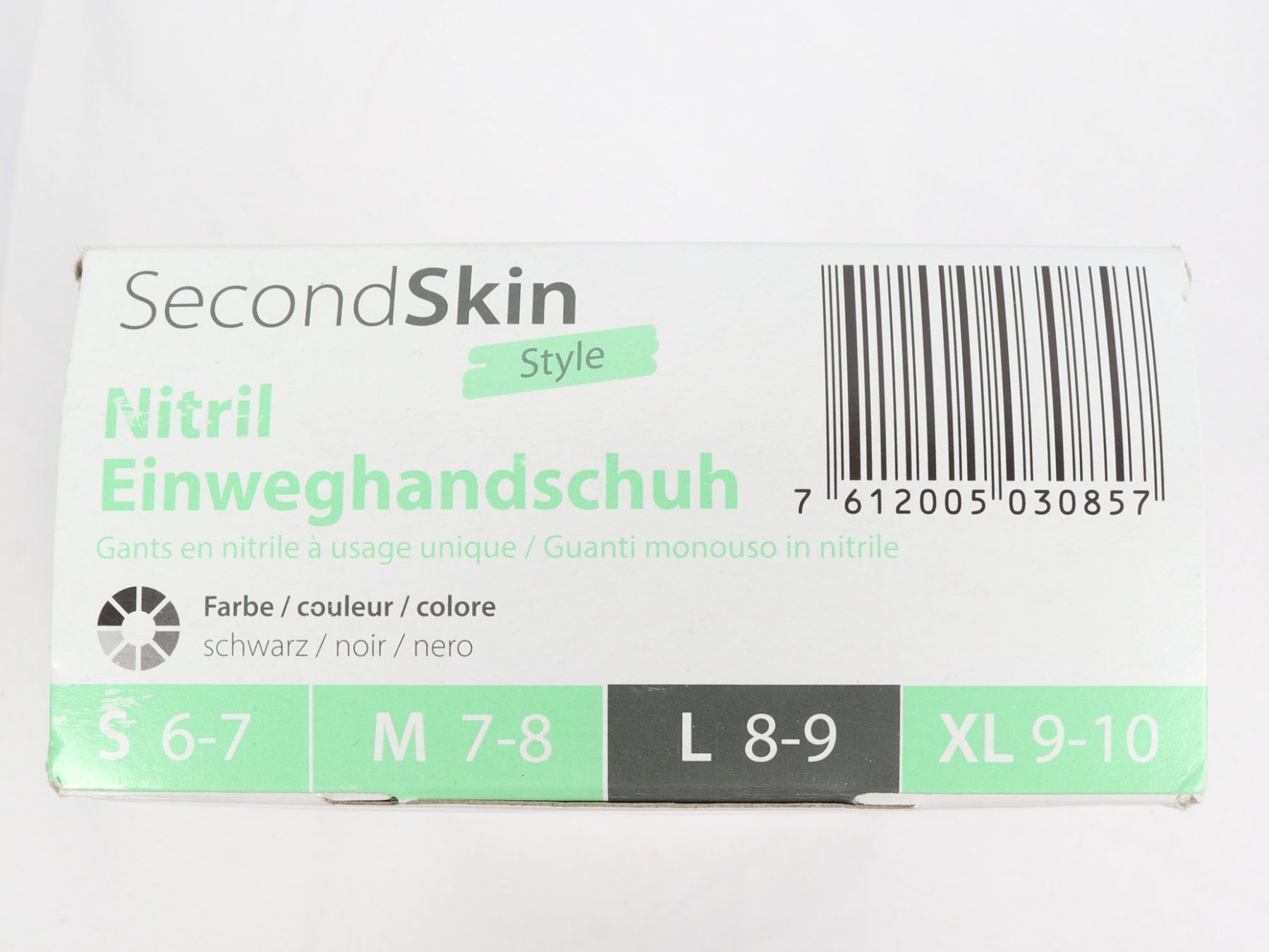 Guanti & manicotti: SECOND SKIN Nitril Einweghandschuhe Gr. L 2 Pack – Nuovo e nell'imballaggio originale da Steinen venduto da Restwert_Steinen 5