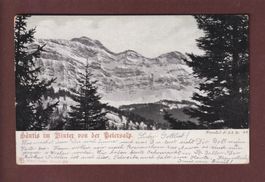 SÄNTIS im Winter von der Petersalp - 1911