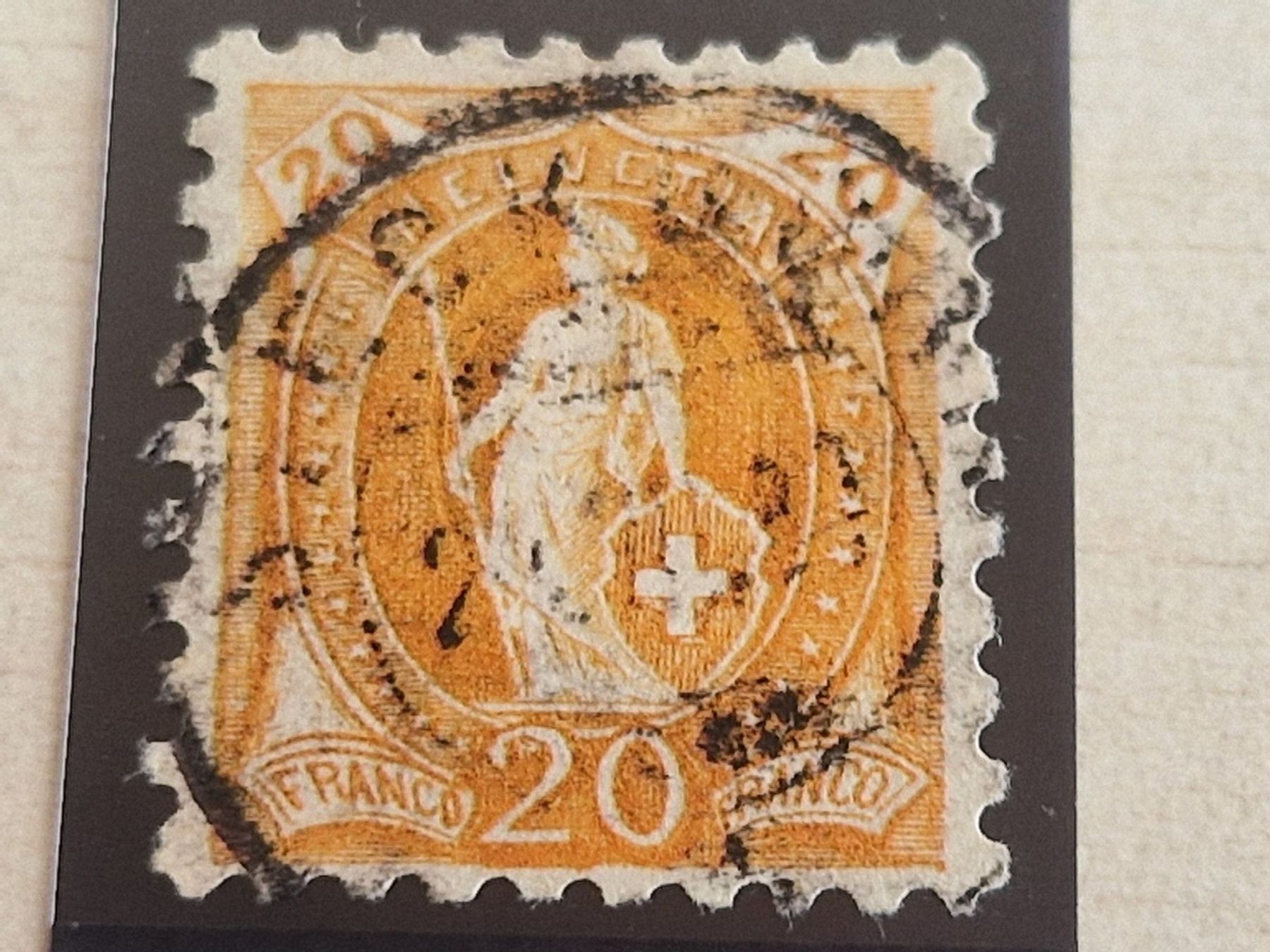 Tutti i francobolli: Stehende 66B, signiert, Steckborn, ab 1.- – Usato da Burgdorf venduto da Glossy01 1