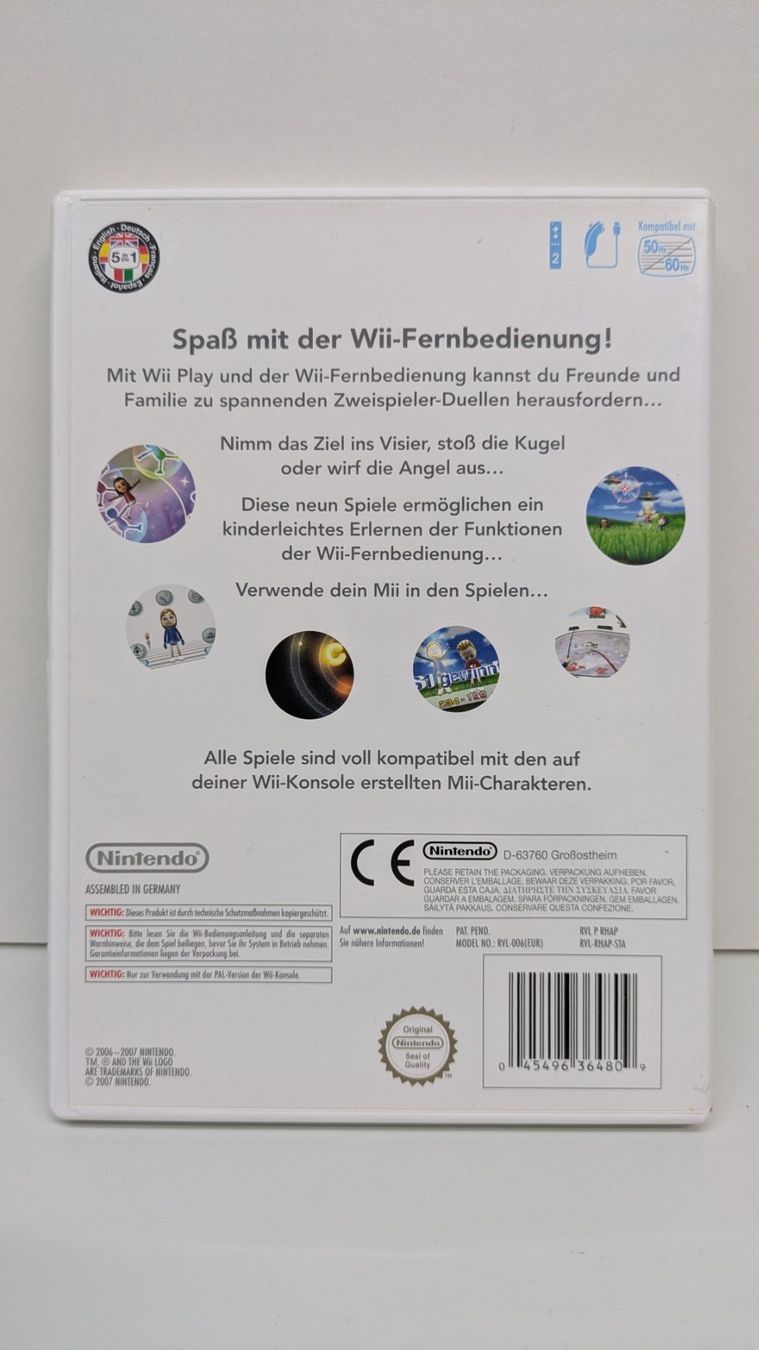 Nintendo Spiele: Wii Play mit Controller in OVP, Nintendo Wii – Gebraucht aus Menziken von mame18 3