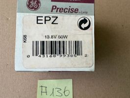 GE Precise Lamp EPZ 13.8V 50W neu   A136