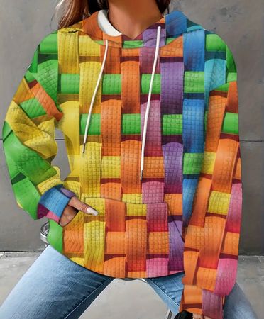 MUST HAVE - stylisches Hoodie/Pullover, bunt, L/XL