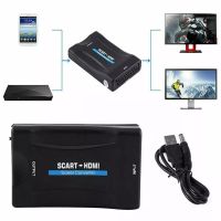 Wandler Scart zu HDMI Konverter AV Scaler Converter Adapter