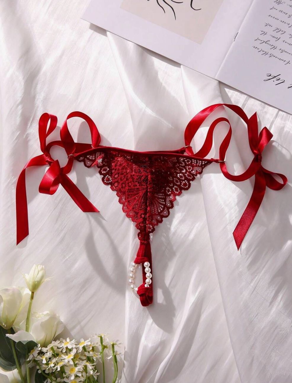 Altra biancheria intima: NEU Sexy Perlen-String, Gr. M – Nuovo e nell'imballaggio originale da Winterthur venduto da Sunshine143 3