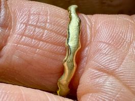 Handgefertigter Unikat-Goldring 750, 18 Karat