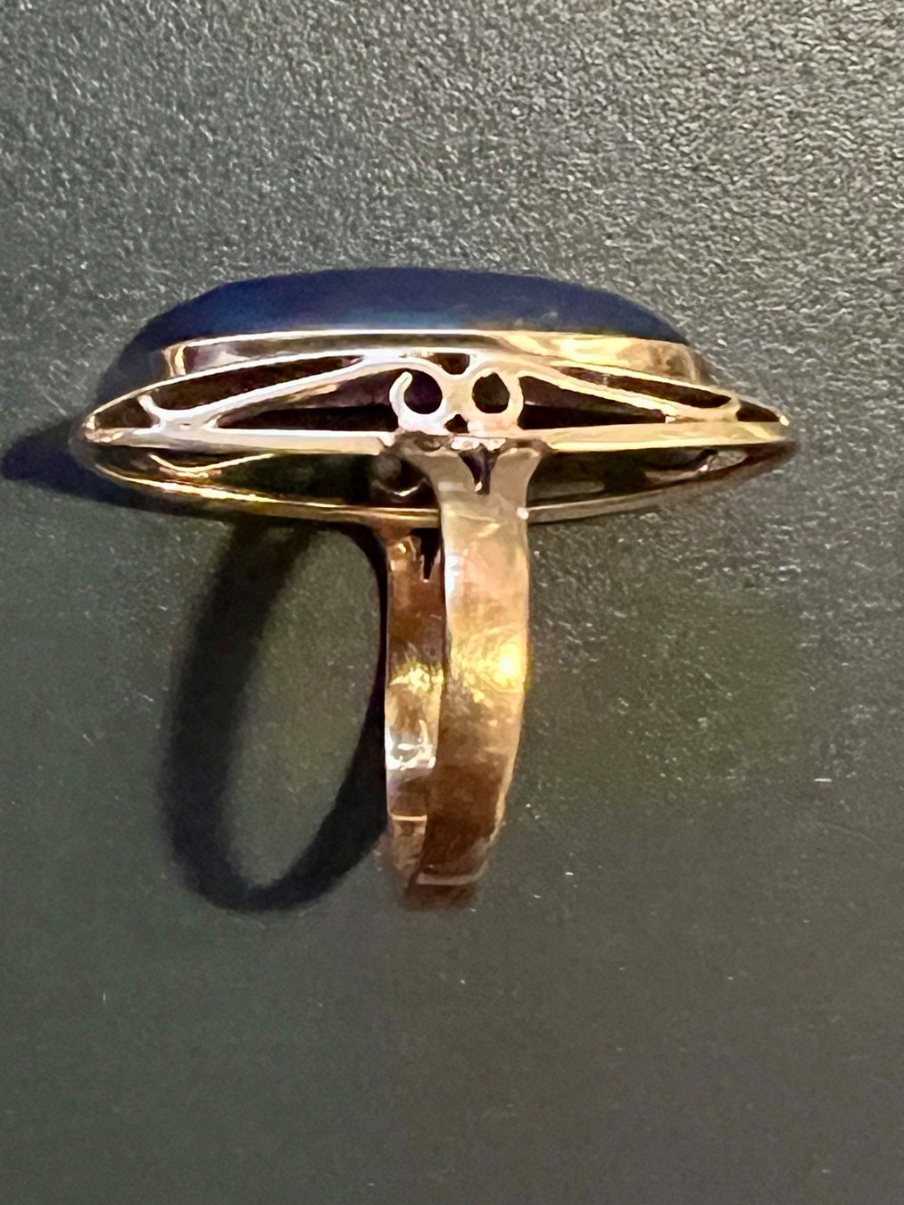 Anelli: Gold-Ring 14K Cabochon – Usato da Chur venduto da Penting1935 6