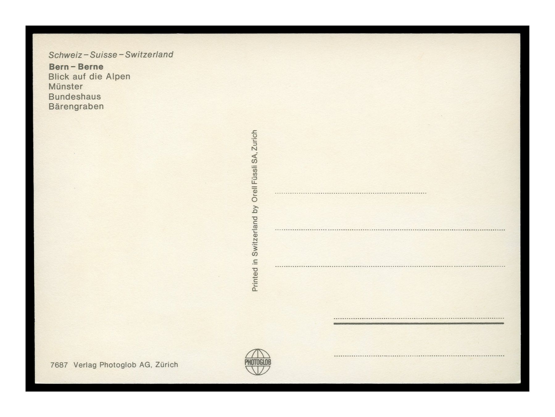 Ansichtskarten: BERN / BERNE - 1970 "Multi-Vues" – Gebraucht aus Onex von gonsla01 1