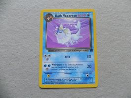 Dark Vaporeon Pokémon Sammelkarte Ausgabe 1999 - 2000 HP