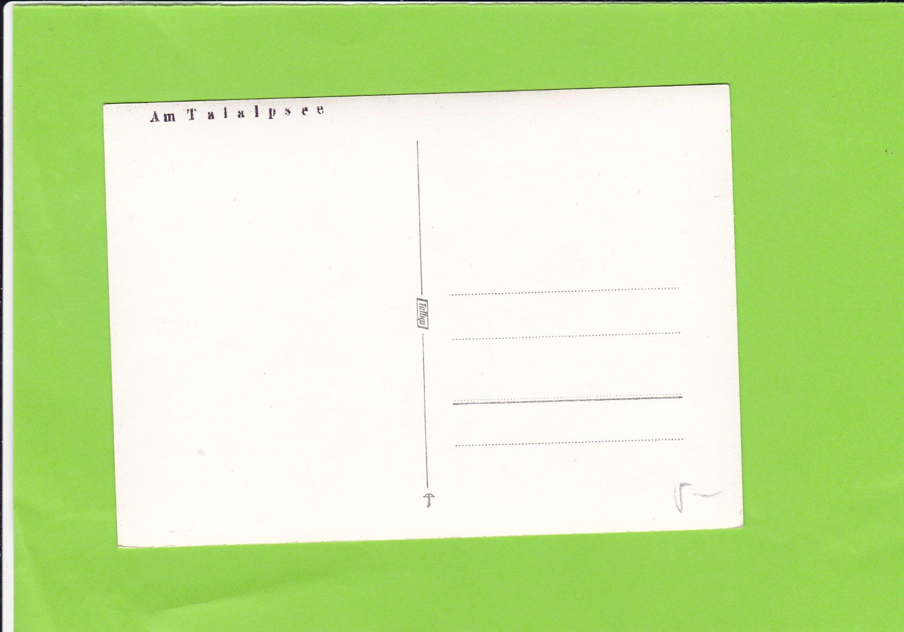 Cartoline postali: Am Talalpsee – Usato da St. Peterzell venduto da neckertal 1