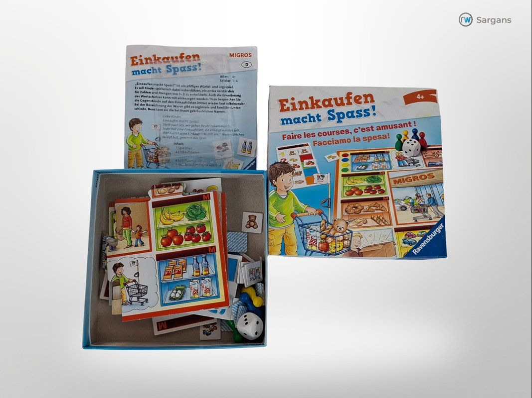 Ravensburger Giochi: RAVENSBURGER Einkaufen macht Spass – Usato da Sargans venduto da Restwert_Sargans 2