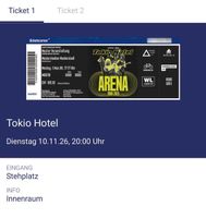Tokio Hotel Ticket  - Sitzplatz, Dienstag 10.11.26,