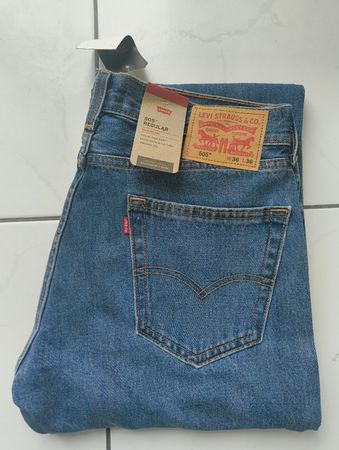 Levi's 505 Jeans blau Grösse W36 L36 neu mit Etikett