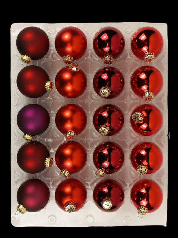 Toutes les décorations: NOÉL Set (x20) Weihnachtskugeln Rot – D'occasion à Hünenberg par Restwert_Zug