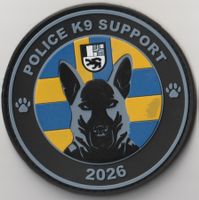 Police K9 Support Coin 2026 mit Klett