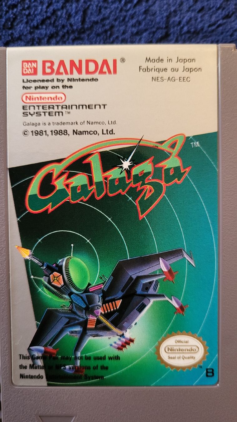 Nintendo Giochi: Galaga / Nintendo NES Spiel inkl.Schuber – Nuovo (secondo la descrizione) da Biel/Bienne venduto da Retrohr 1