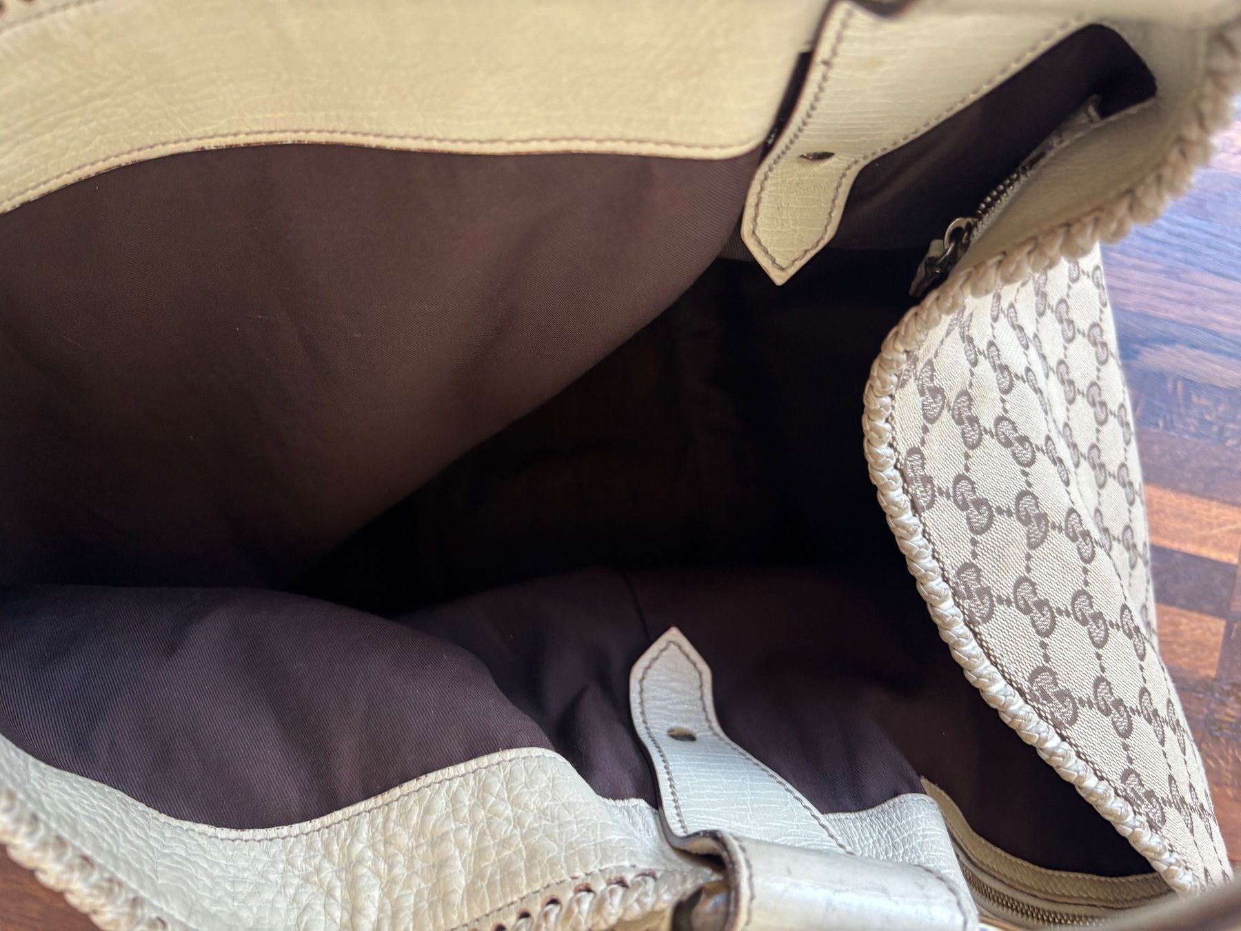 Gucci Taschen für Damen: GUCCI Hobotasche Canvas , Leder hellbeige – Gebraucht aus Herrliberg von mayfi 8