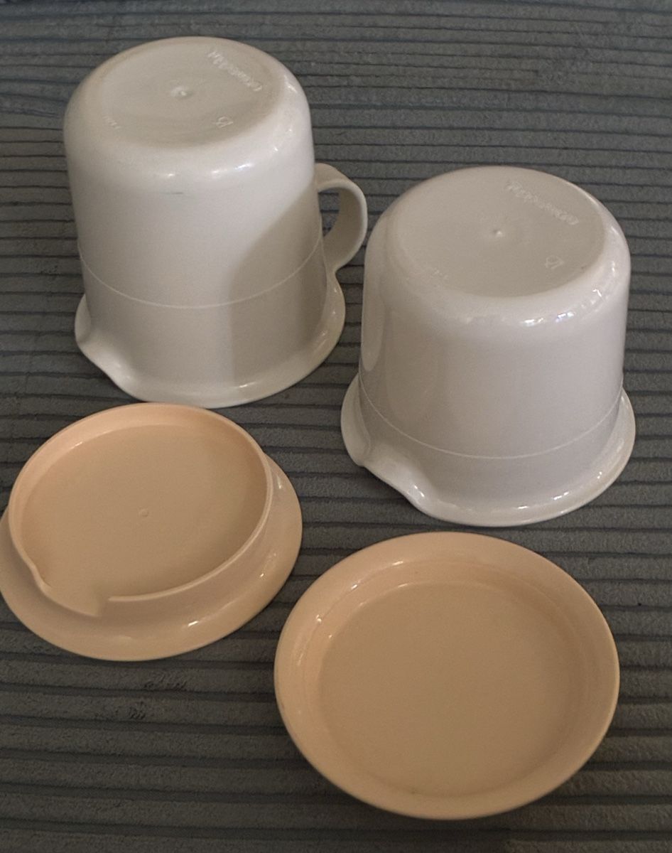Tupperware Recipients et similaires: Tupperware Set 2-teilig mit Deckel weiss beige – D'occasion à Oberrüti par Jomaru 2