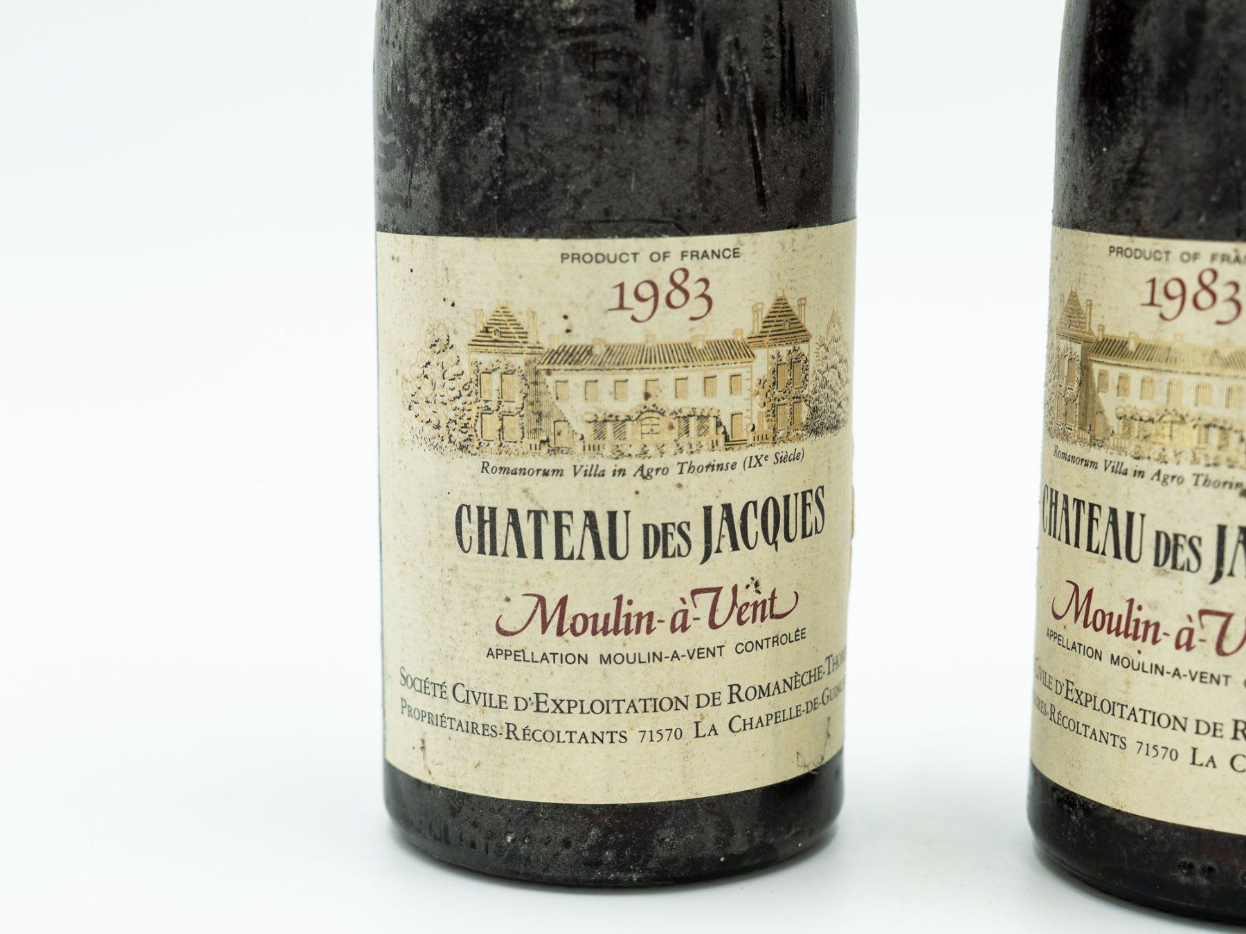 Vino: 2 Weinflaschen Château des Jacques 1983 - Ref. 05/33 – Usato da Au ZH venduto da BrockiAu 6